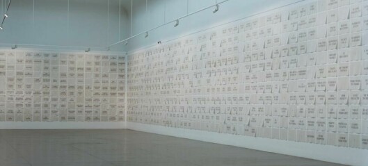 «The Mark on the Wall»: Refleksjoner fra arbeidet med en installasjon.